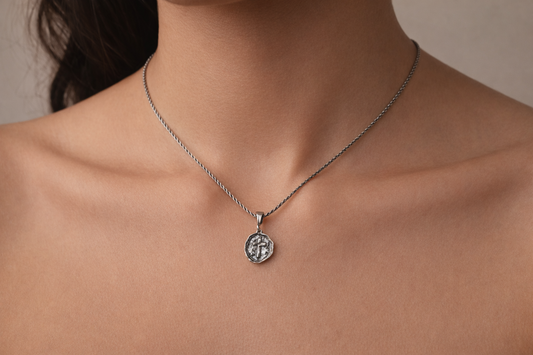 Men’s Women’s Solid 925 Sterling Silver Cross Pendant Necklace - 18” Rope Chain