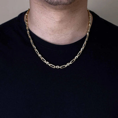 Silver Gold Plated Heshe Max Chain 6mm