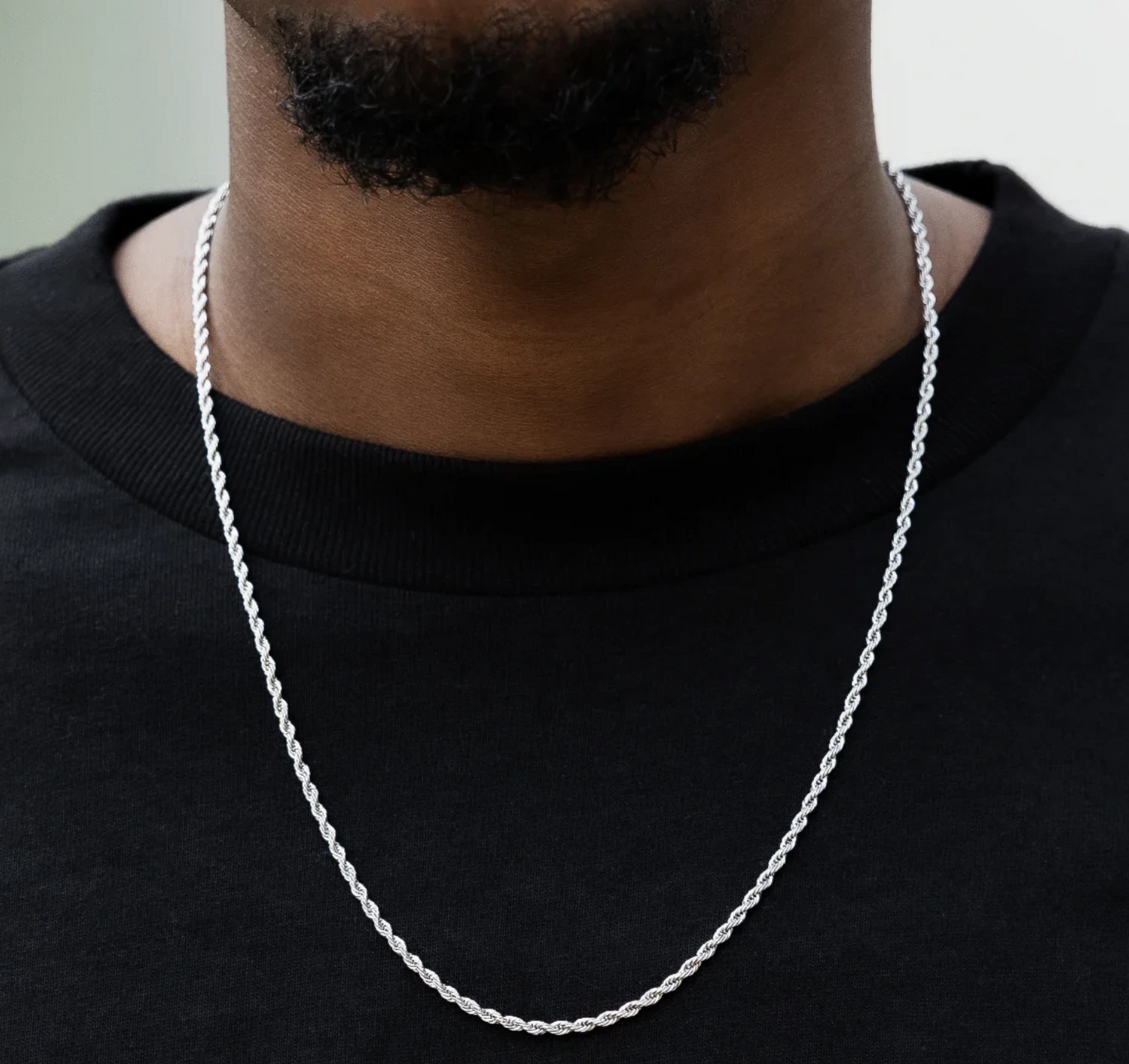 925 Sterling Silver Diamond Cut Rope Chain or Bracelet – 1mm–16mm – Made in Italy
