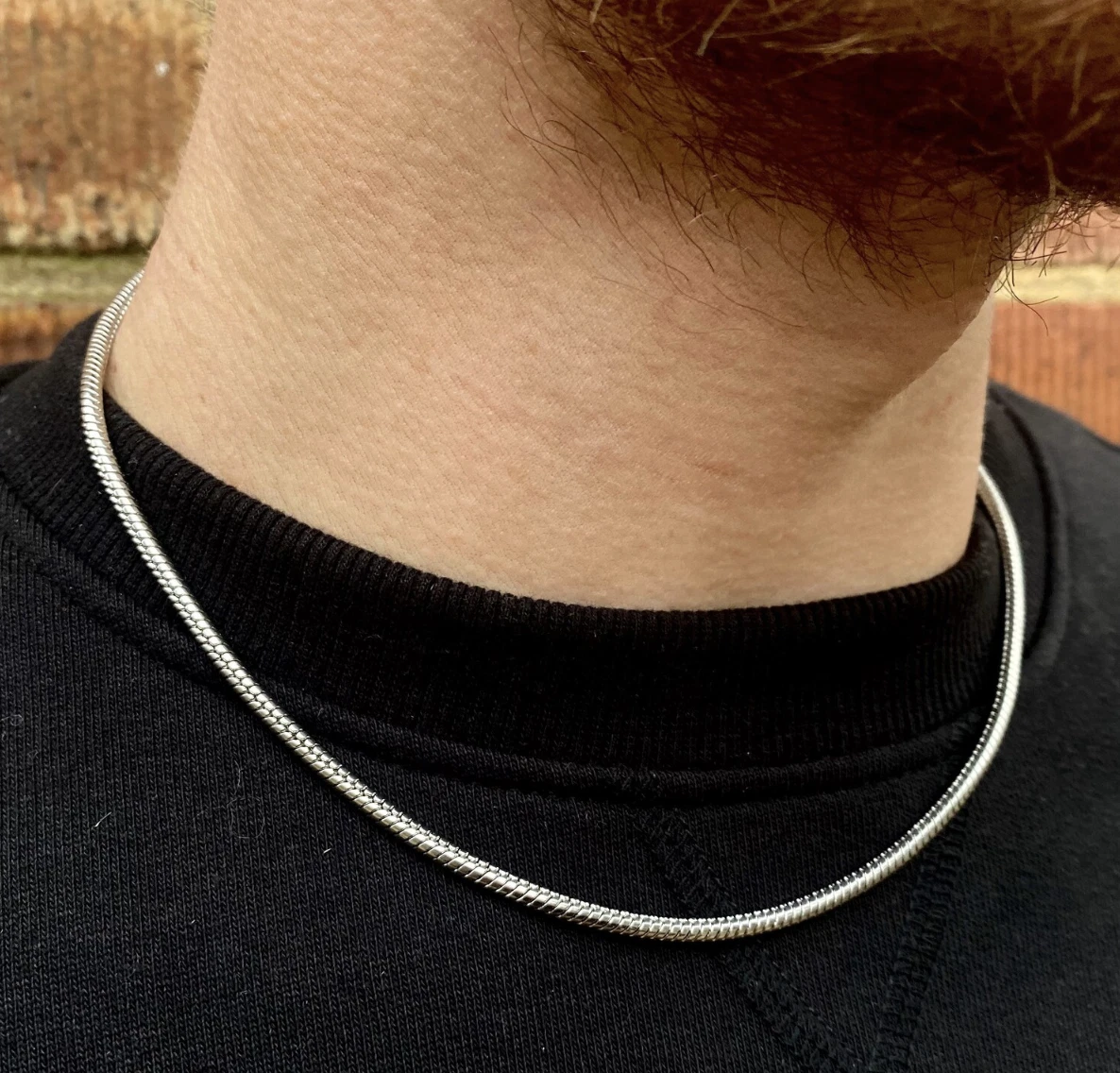 925 Sterling Silver Round Snake Chain Necklace 0.7-4mm All Sizes Made in Italy