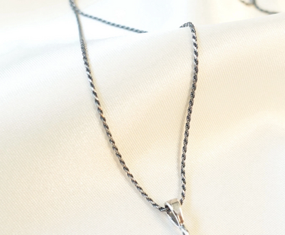 Sterling Silver Lion Pendant-Rope chain 18" Leo Lion Necklace,zodiac