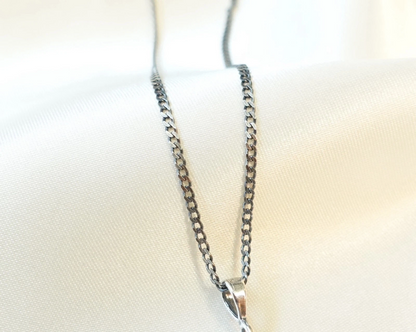 Sterling Silver Lion Pendant-Rope chain 18" Leo Lion Necklace,zodiac
