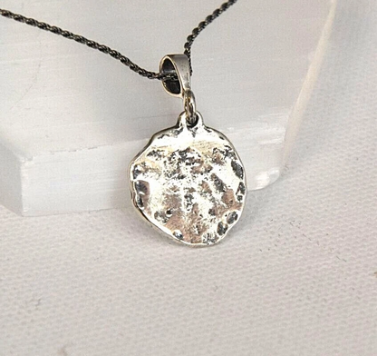 Men’s Women’s Solid 925 Sterling Silver Cross Pendant Necklace - 18” Rope Chain