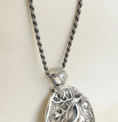 925 Sterling Silver Deer Pendant Necklace - Nature-Inspired Forest Design