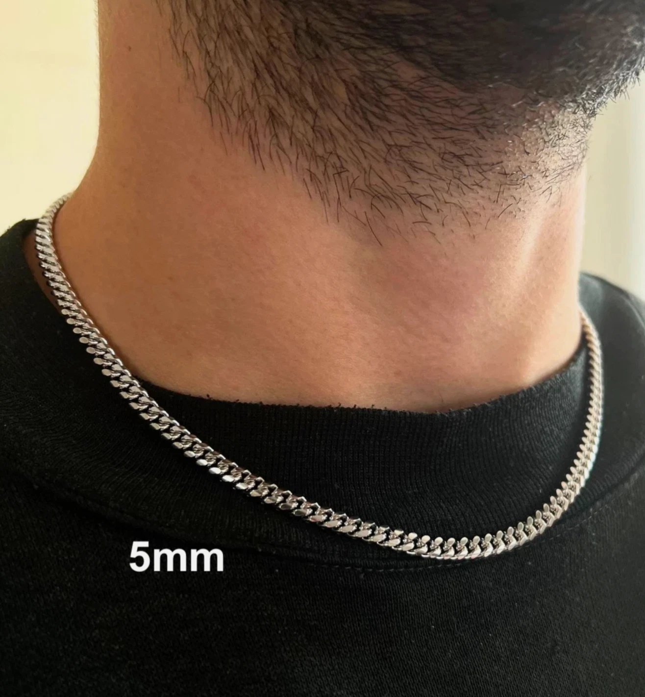 Real 925 Sterling Silver Flat Curb Cuban Chain Necklace or Bracelet – 1mm to 16.5mm Made in Italy
